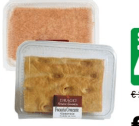 Focaccia Genovese croccante gusti assortiti, 250 g Drago – Iper La grande i
