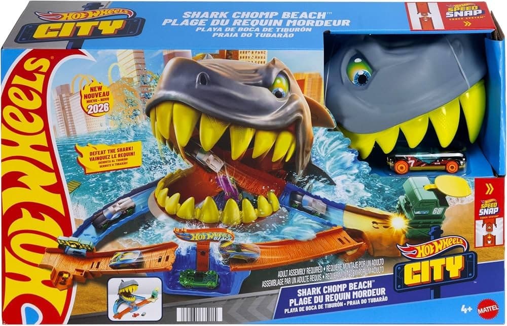 Hot Wheels City Shark Chomp Beach – Esselunga