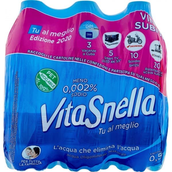 Acqua Naturale, 6 pezzi 500 ml – Carrefour