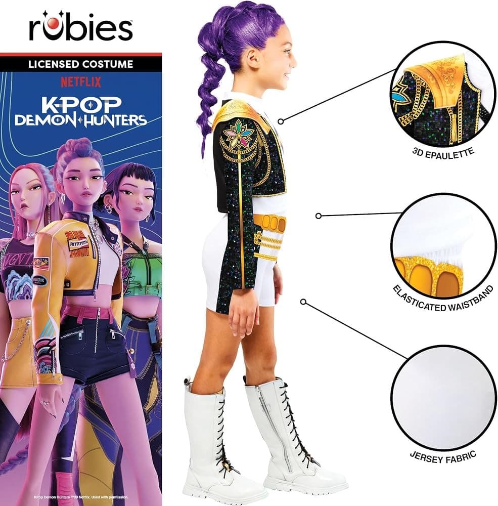 K-Pop Demon Hunters costume Rumi misure assortite Golden – Risparmio Casa