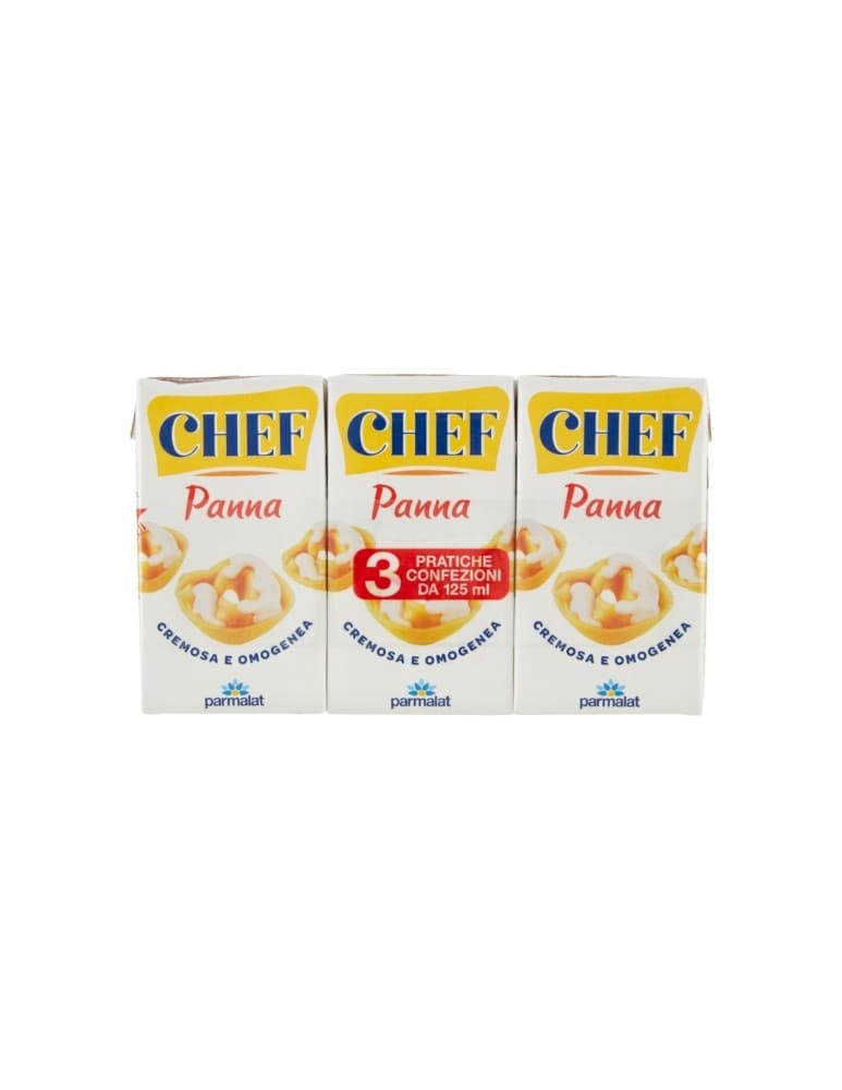 Panna Chef UHT, 3x125 ml Parmalat – Il Gigante