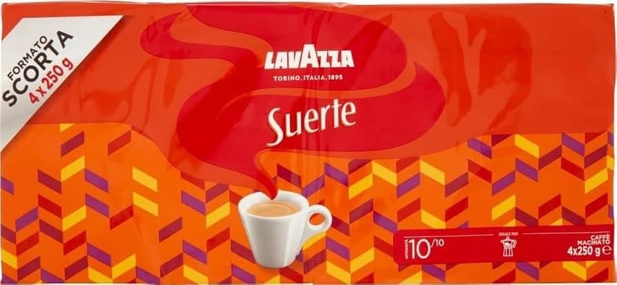 Lavazza Caffè macinato Suerte, 4x 250 g confezione – Lidl