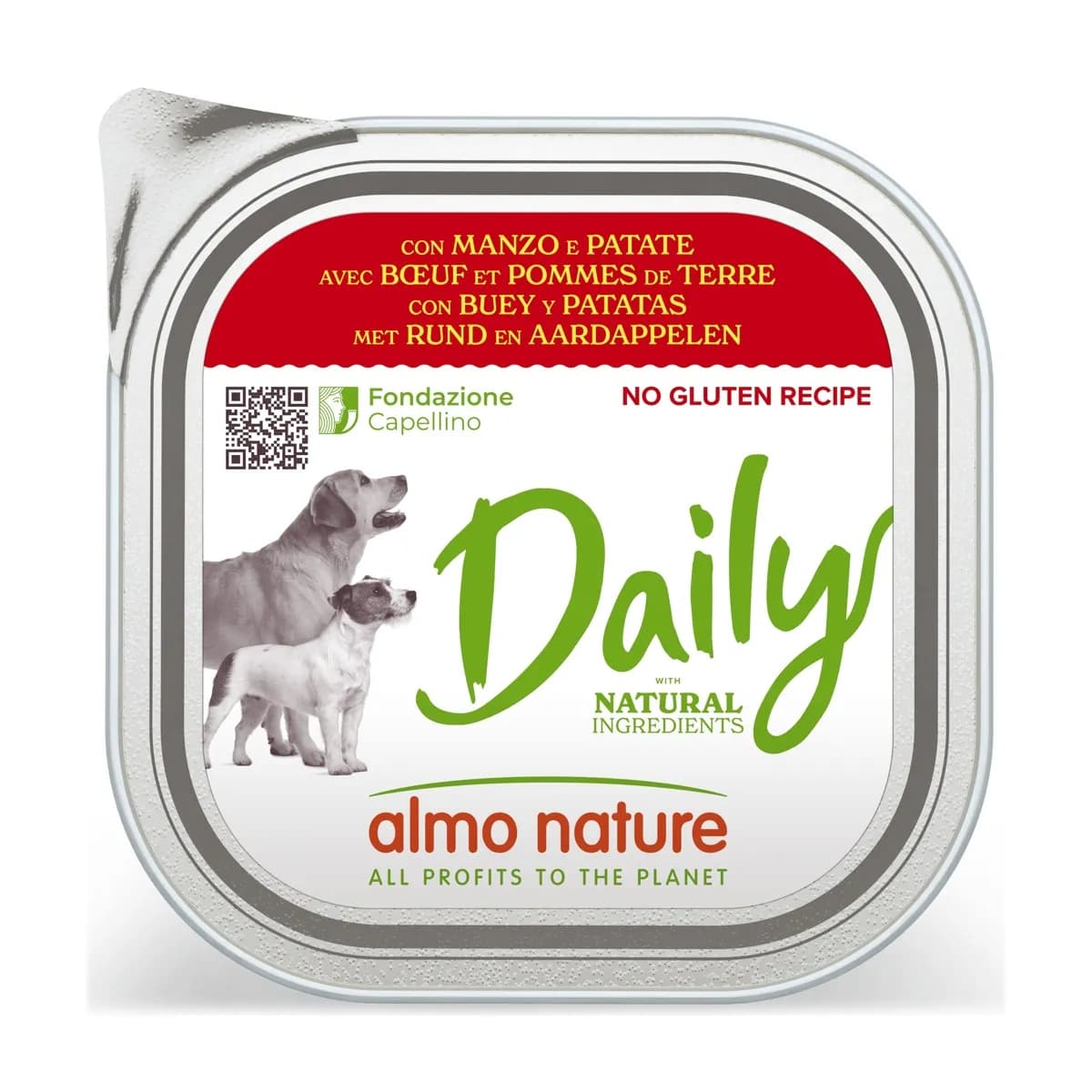 Cibo umido per cani Daily, 300 g almo nature – Bennet