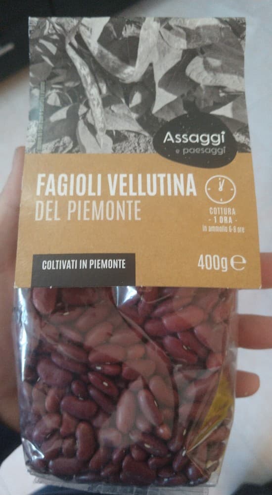 Fagioli Vellutina del Piemonte Assaggi e Paesaggi, 400 g – Il Gigante