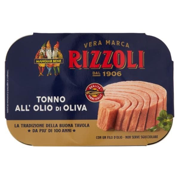 Tonno all'olio di oliva Rizzoli, 6x65 g – Esselunga