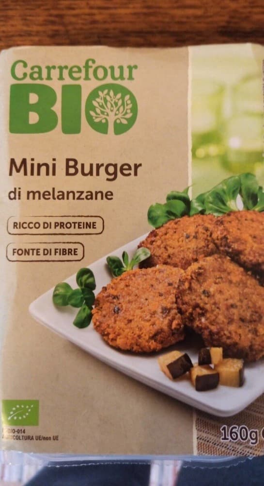 Miniburger di Melanzane BIO 160 g Carrefour Bio in offerta da Carrefour