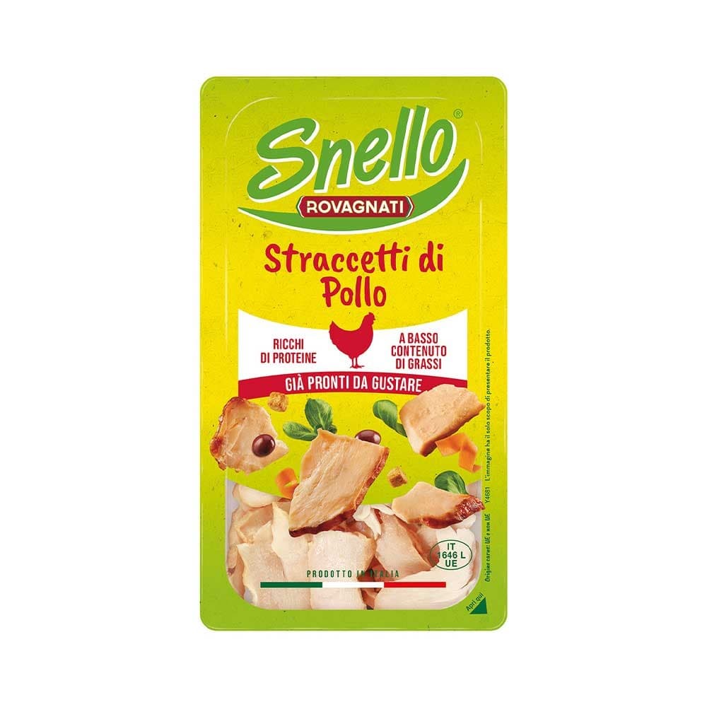 Straccetti di pollo o tacchino, 90 g Snello Rovagnati – Il Gigante