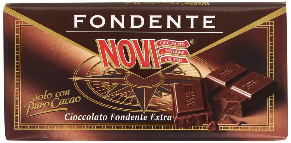 Novi tavolette di cioccolato fondente o al latte finissimo, 100 g – Iper La grande i