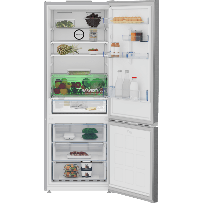 B5RCNE565HXP Frigorifero combinato Total No Frost 70cm 490 L | Frigo 340 L Freezer 150 L BEKO in offerta da Unieuro