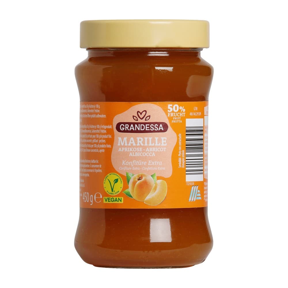 Confettura extra albicocca 430 g GRANDESSA in offerta da ALDI