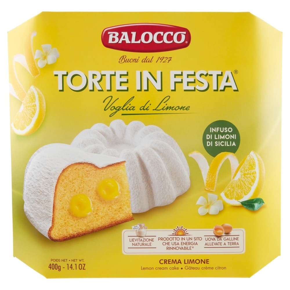 Torte in festa Voglia di limone Balocco, 400 g – Bennet