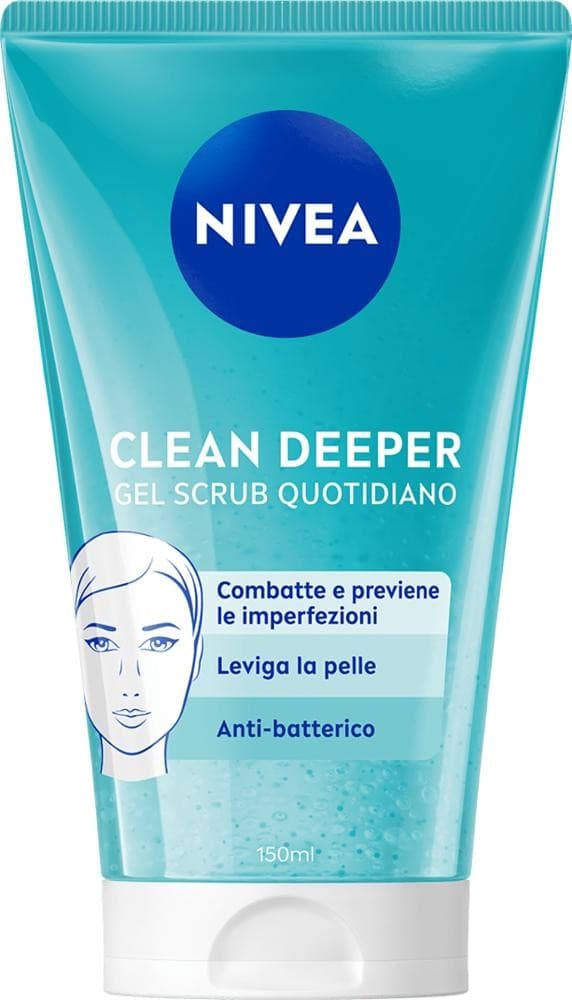 NIVEA derma gel detergente/scrub, 150 ml – Tigota