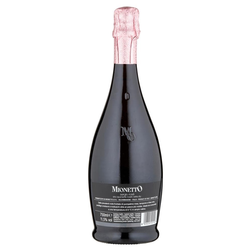 Spumante Rosè Extra Dry MO Sergio Mionetto, 750 ml – Carrefour