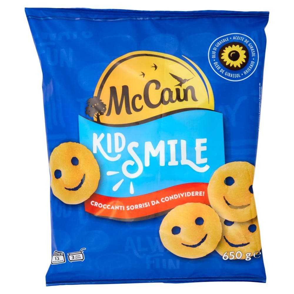 Patatine surgelate Kid Smile, 650 g McCain – Bennet