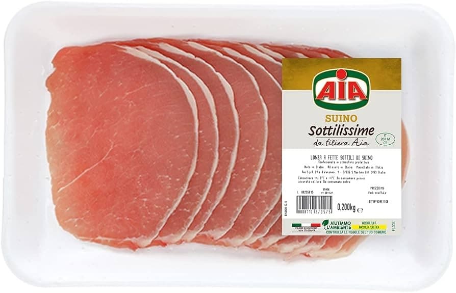 Fettine sottili di lonza di suino, 200 g AIA – Iper La grande i