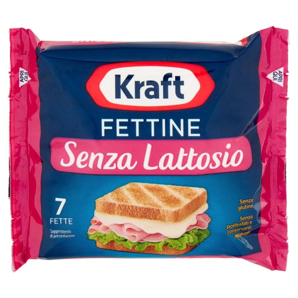 Kraft Fettine Burger o senza lattosio, 175 g – Il Gigante