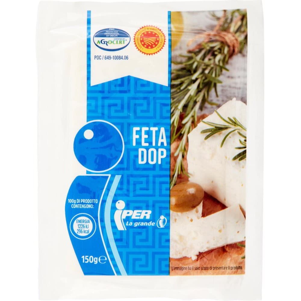 Feta DOP, 150 g Iper – Iper La grande i