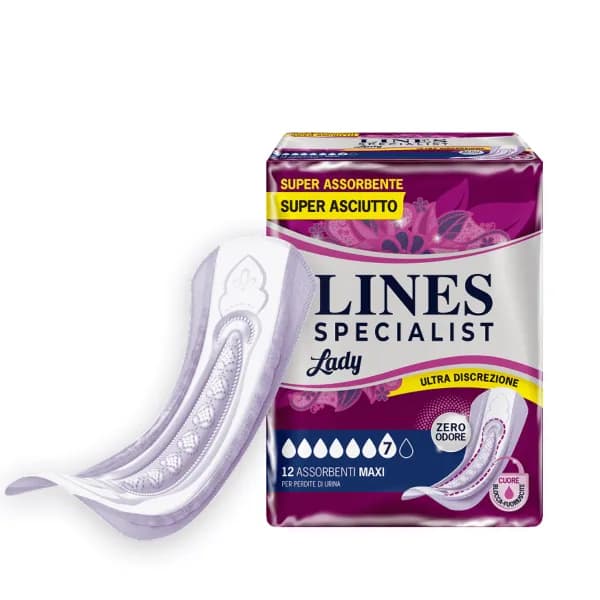 Lines specialist lady assorbenti, 12 pz – Tigota