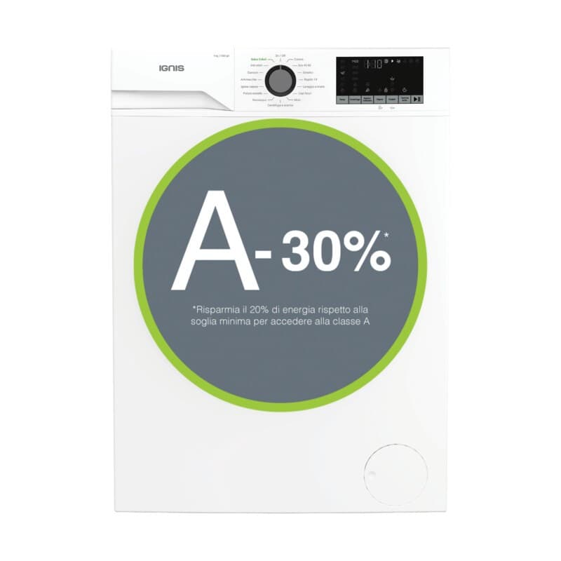 Lavatrice IG 8149DB IT 8 kg, 1400 giri Ignis in offerta da Unieuro