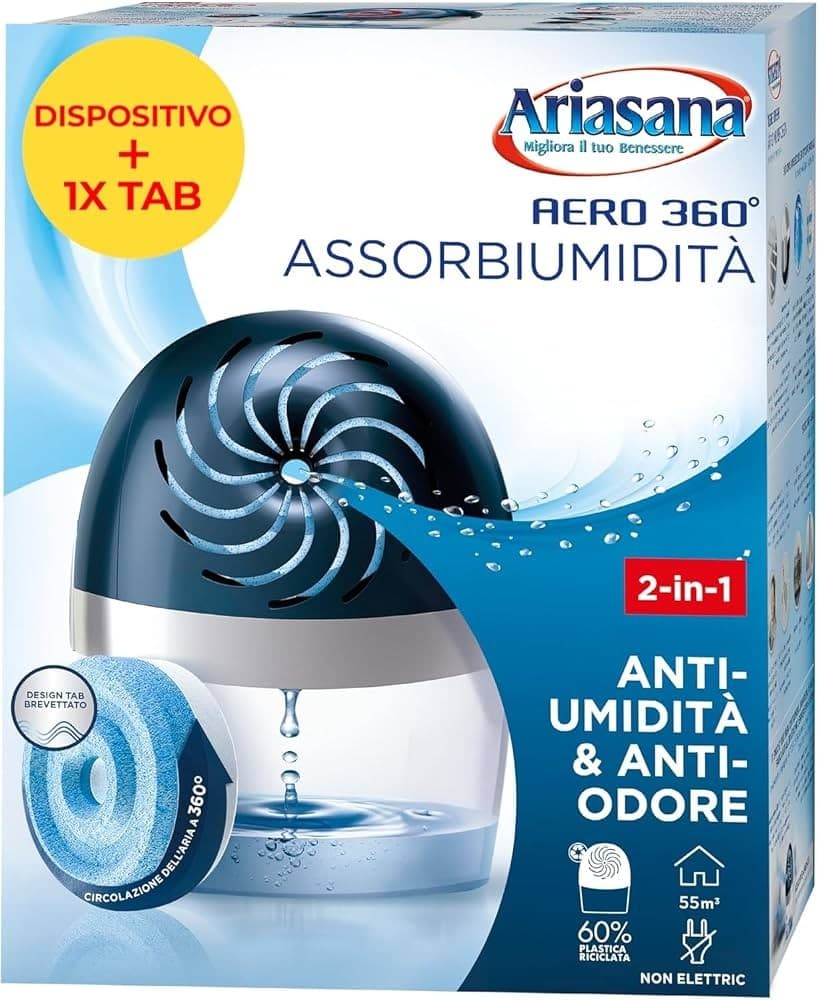 Kit assorbiumidità Ariasana Aero 360°, 450 g – Carrefour