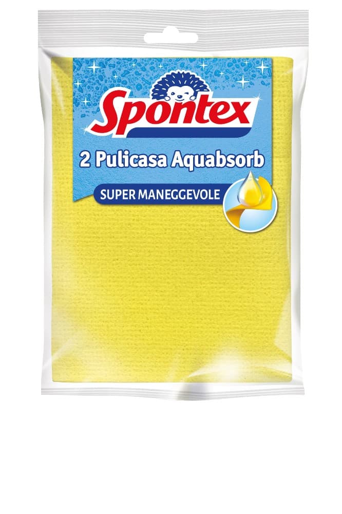 Panno super assorbente Aquabsorb Spontex, 2 pezzi – Panorama