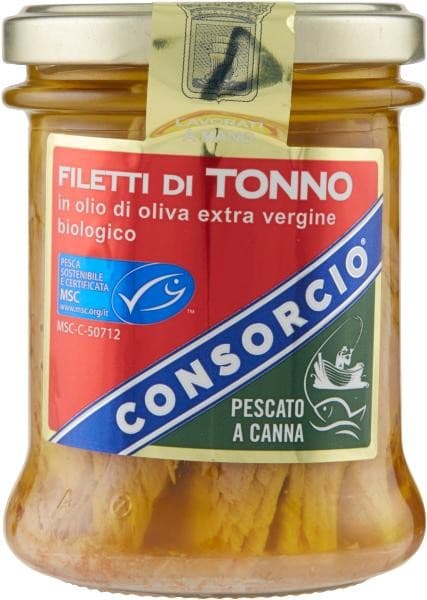 Filetto di tonno in olio di oliva, 350 g Consorcio – Iper La grande i