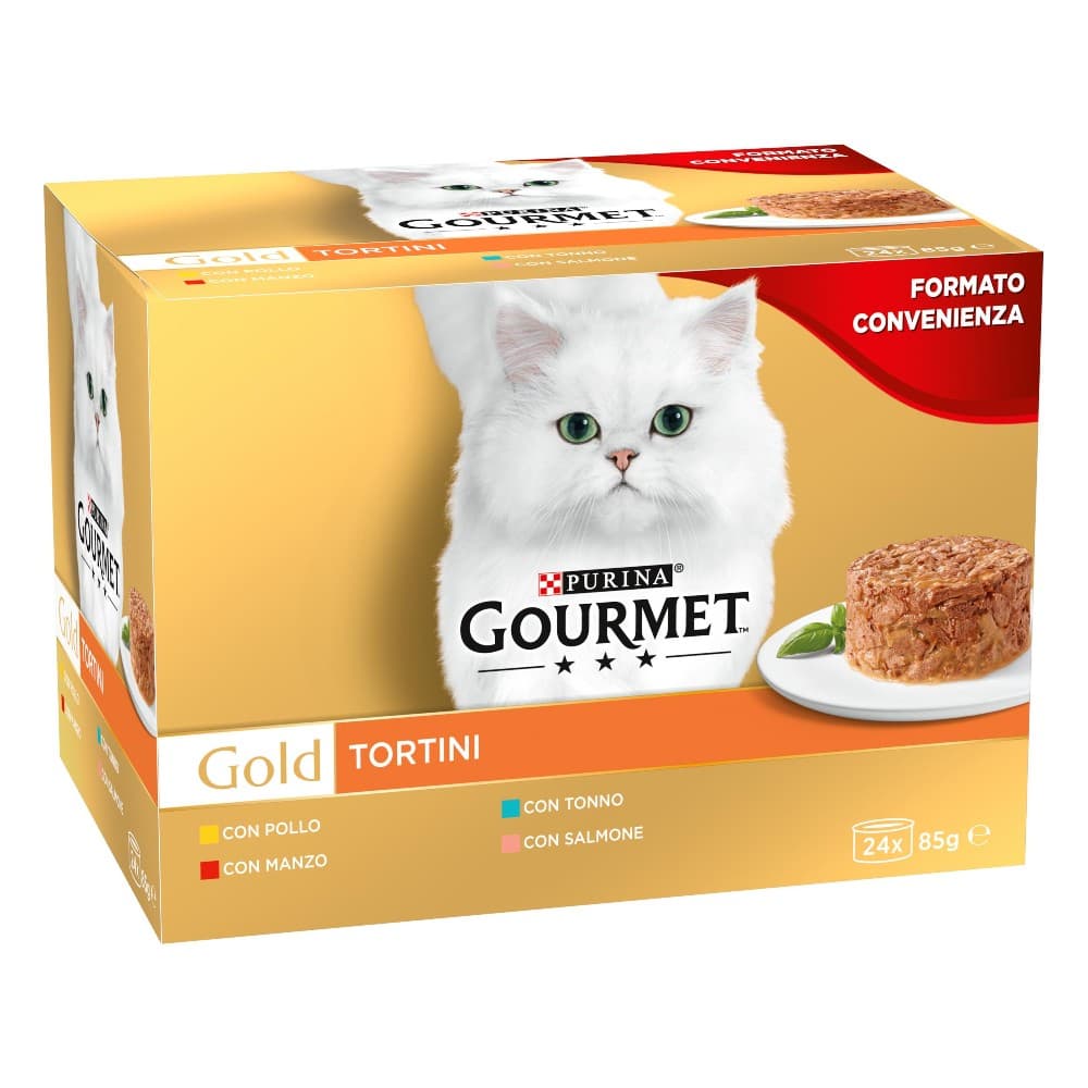 Gourmet Tortini 24 lattine x 85 g Purina in offerta da Il Gigante