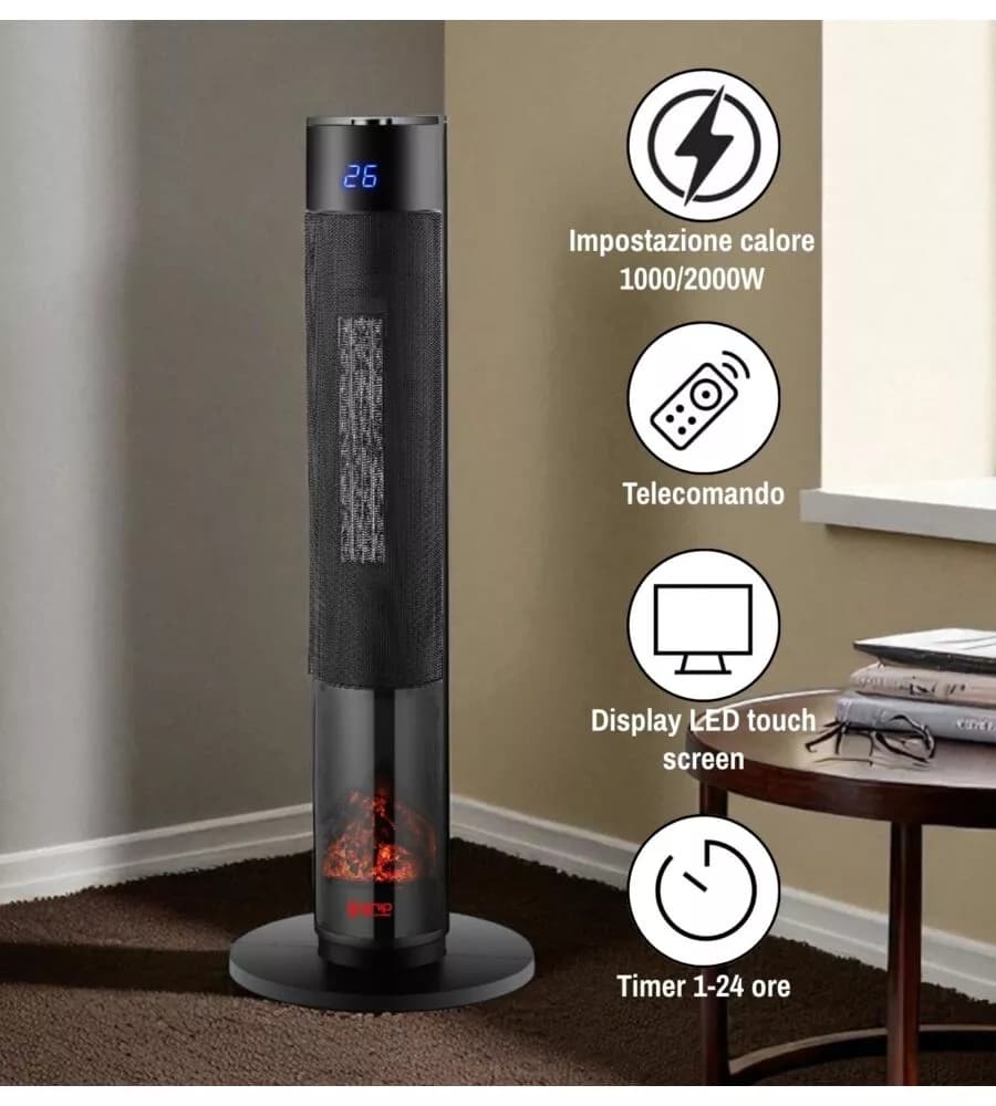 Termoventilatore a torretta, 48 cm – Risparmio Casa
