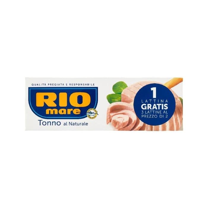 Tonno al naturale Rio Mare, 80 g x 2+1 omaggio, sgocc 168 g – Panorama