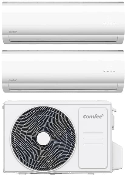 Condizionatore dual Comfee+ MIDKITDUALFCF9+12, 9000 BTU + 12000 BTU Midea – Unieuro
