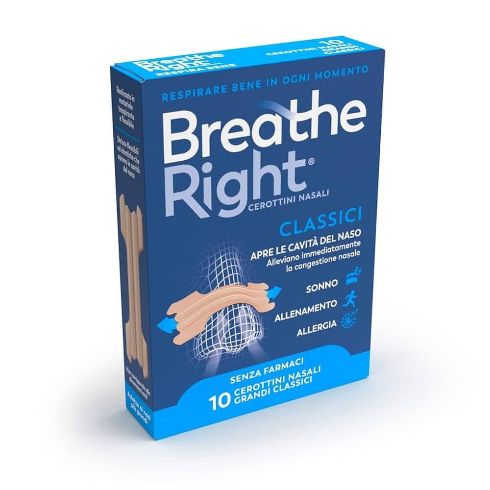 Breathe Right cerottini nasali, 10 pezzi – Esselunga
