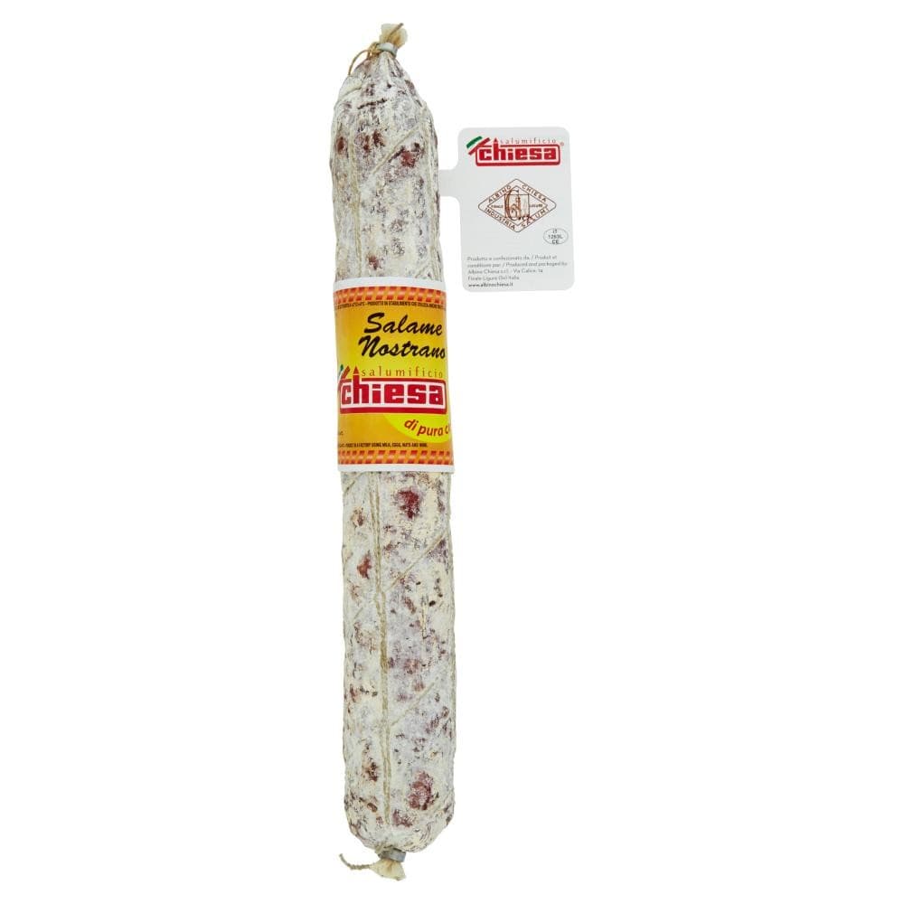 Salame Nostrano a metà Salumificio Chiesa – Il Gigante