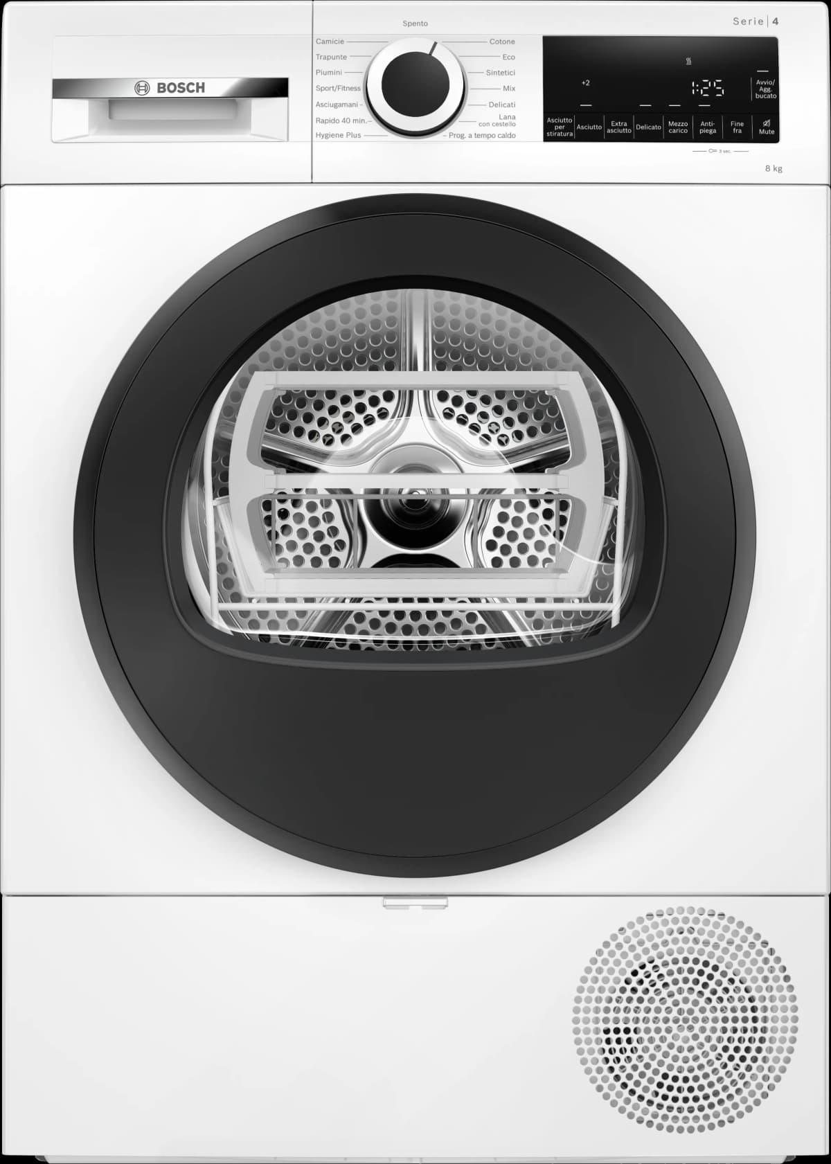 Bosch asciugatrice a pompa di calore WQA23302IT, 8 KG – Unieuro