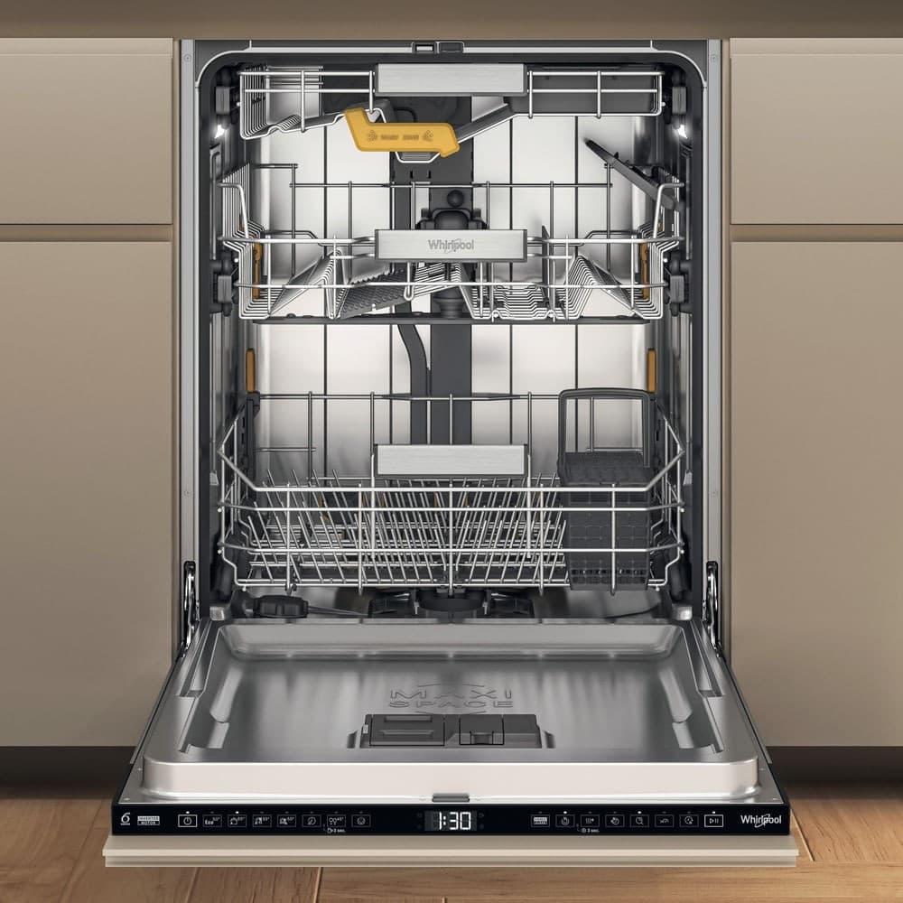 Whirlpool lavastoviglie da incasso Maxispace WH81A15AM3TU0, 15 coperti – Comet