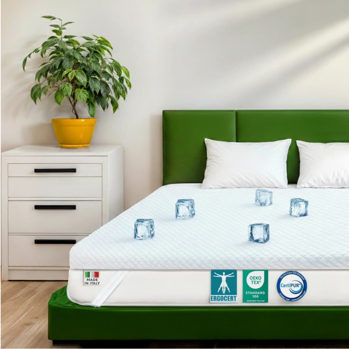 Ice memory matrimoniale, 160x190x28h cm – Mondo Convenienza