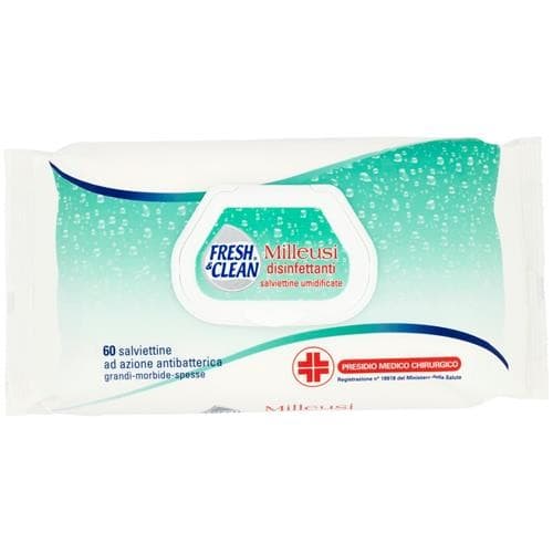 Fresh&Clean salviettine milleusi disinfettanti 60 pezzi in offerta da Esselunga