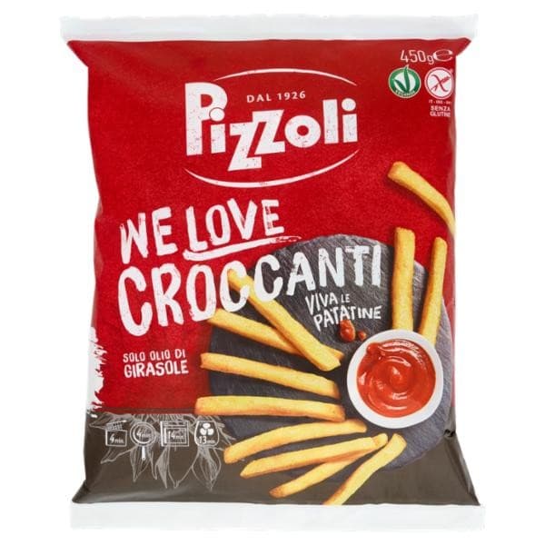 Patatine We Love Croccanti, 450 g Pizzoli – Panorama