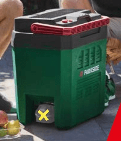 Parkside frigo elettrico portatile ricaricabile 24 L in offerta da Lidl