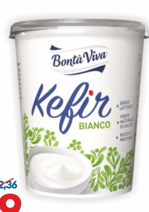 Kefir bianco Bontà Viva 450 g in offerta da MD