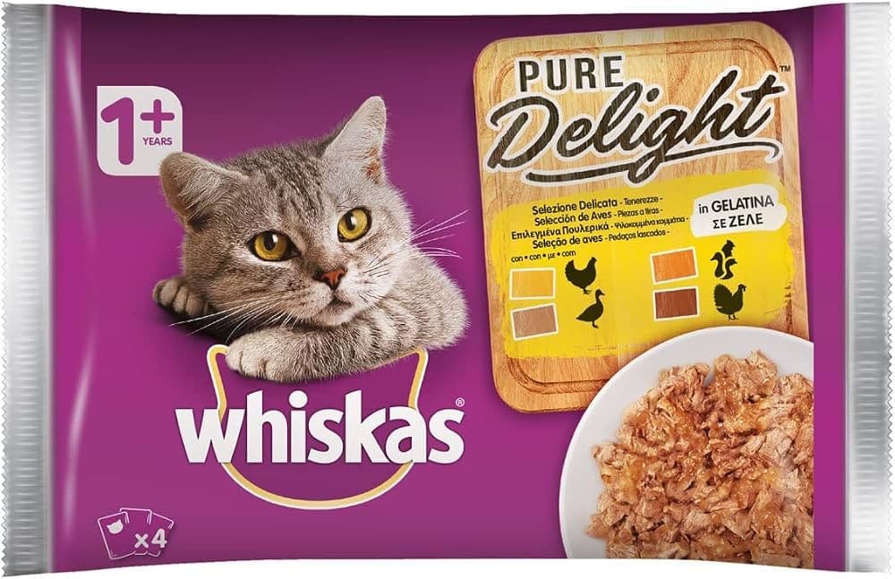 Whiskas Pure Delight 4 pz - 340 g in offerta da Penny