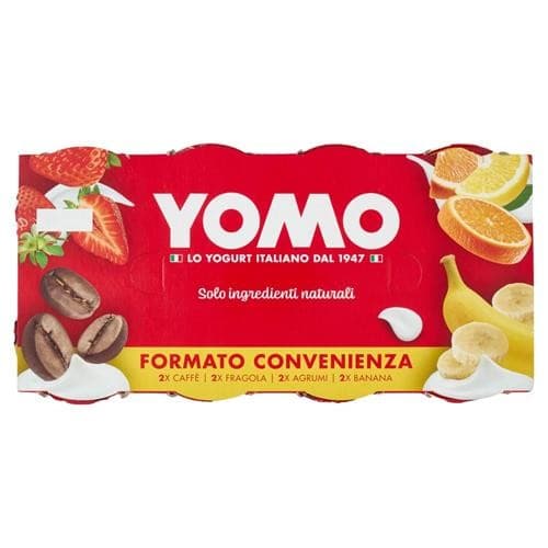 Yogurt intero alla frutta Yomo gusti assortiti 8x125 g in offerta da Il Gigante