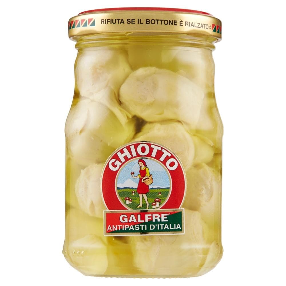 Carciofini italiani interi sott'olio di oliva, g 190 – Bennet