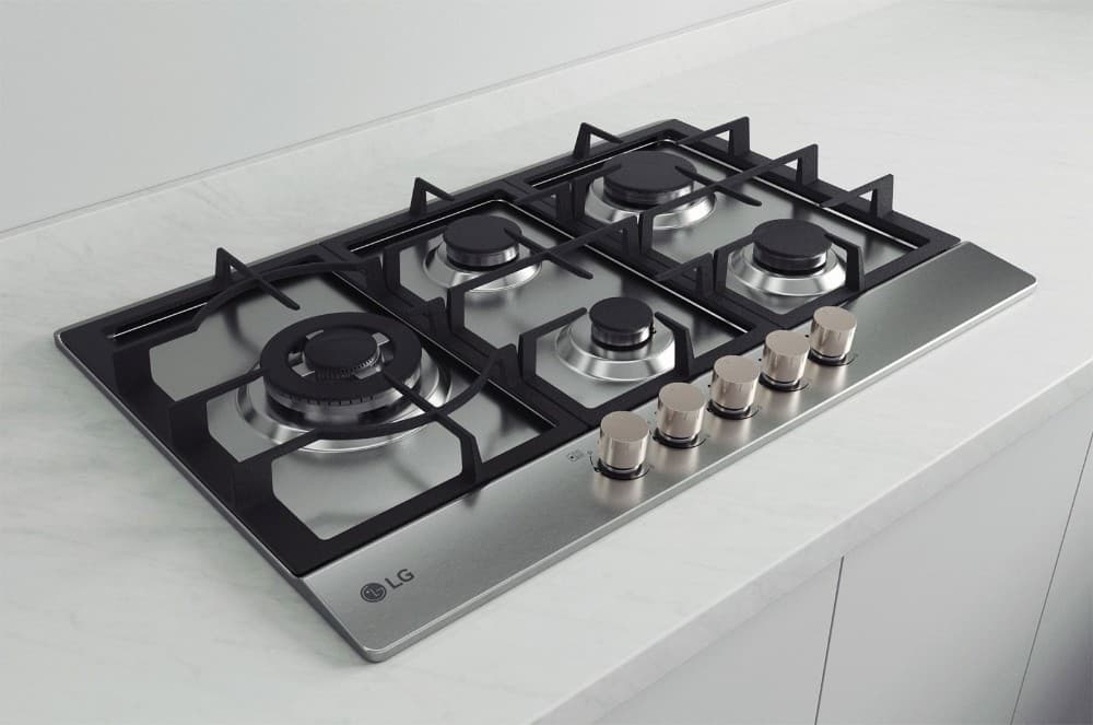 LG piano cottura a gas CBGZ3016S, 750 x 510 – Comet