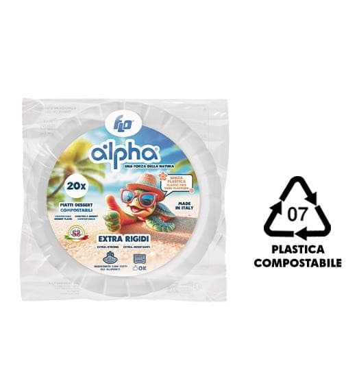 Piatti extra rigidi, 20 pezzi Alpha Flo – Il Gigante