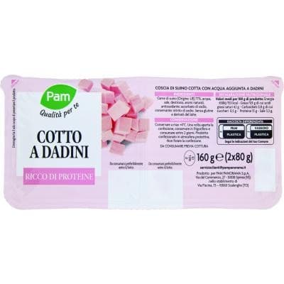 Cotto a dadini, 160 g – Panorama