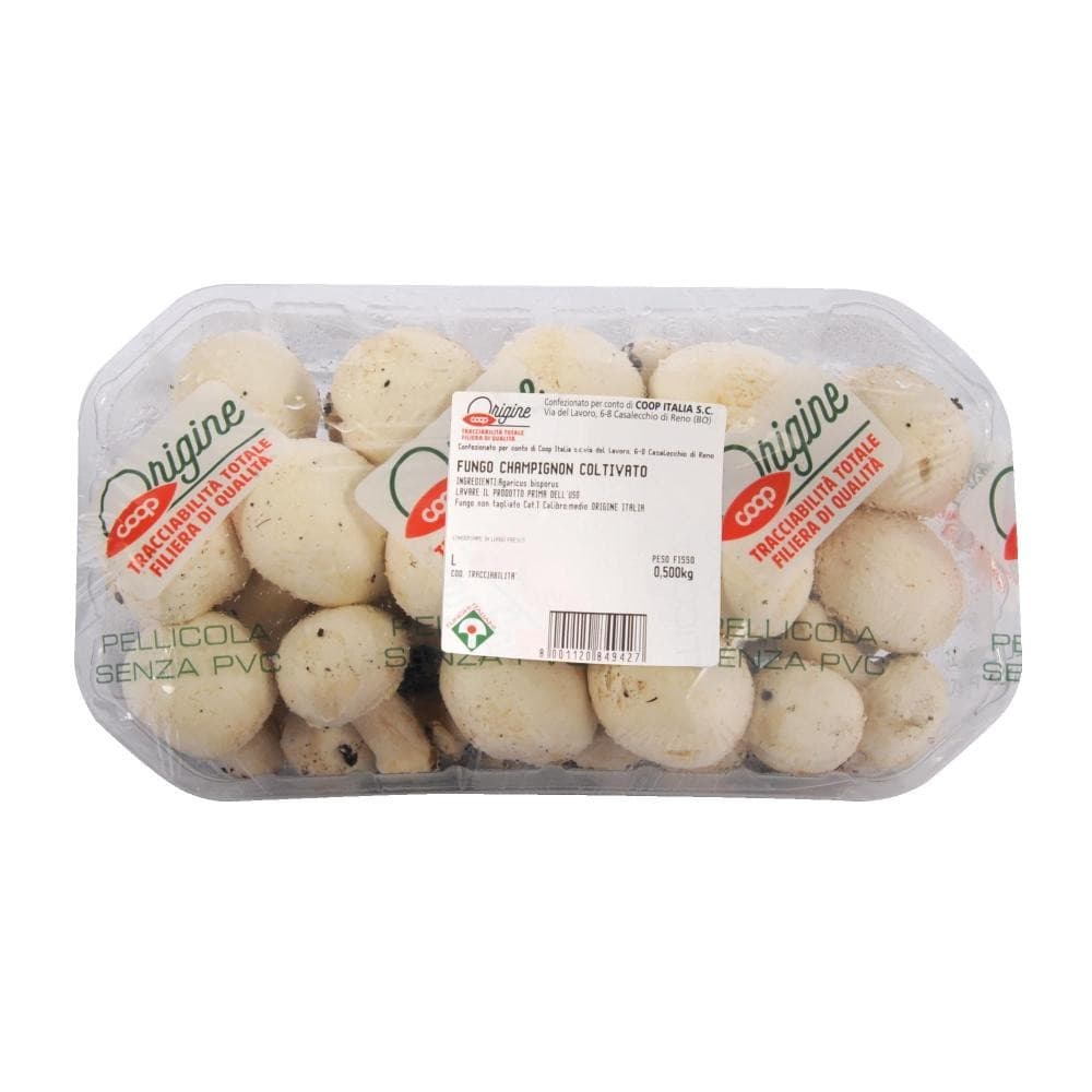 Funghi champignon Origine 500 g in offerta da Coop
