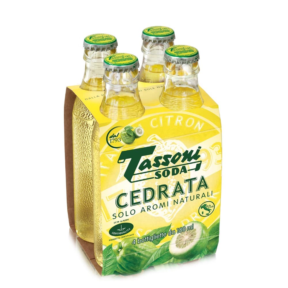 Cedrata Tassoni 4 x 180 ml in offerta da Bennet