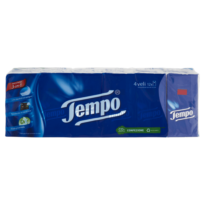 Tempo fazzoletti Complete Care o Pelli sensibili o Protect, x12 – Iper La grande i