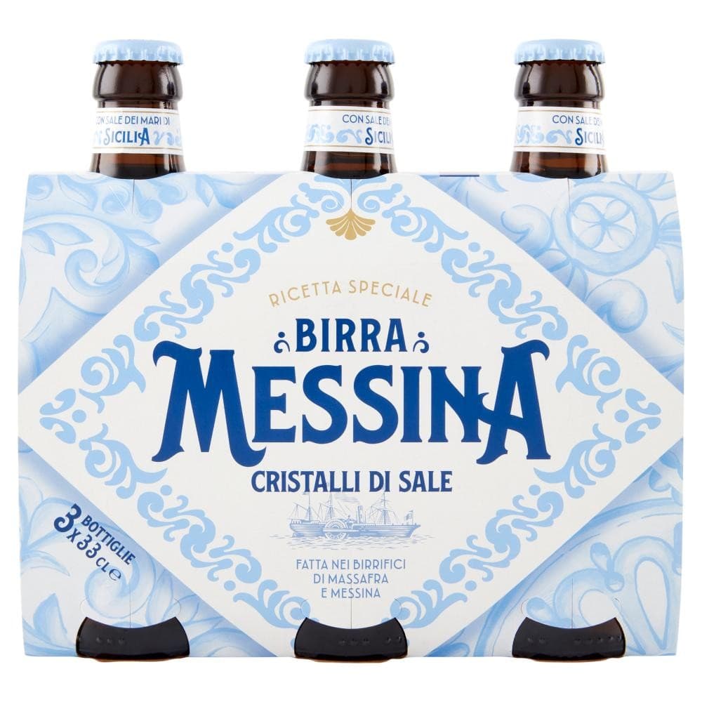 Messina birra cristalli di sale, 33 cl x3 – Iper La grande i