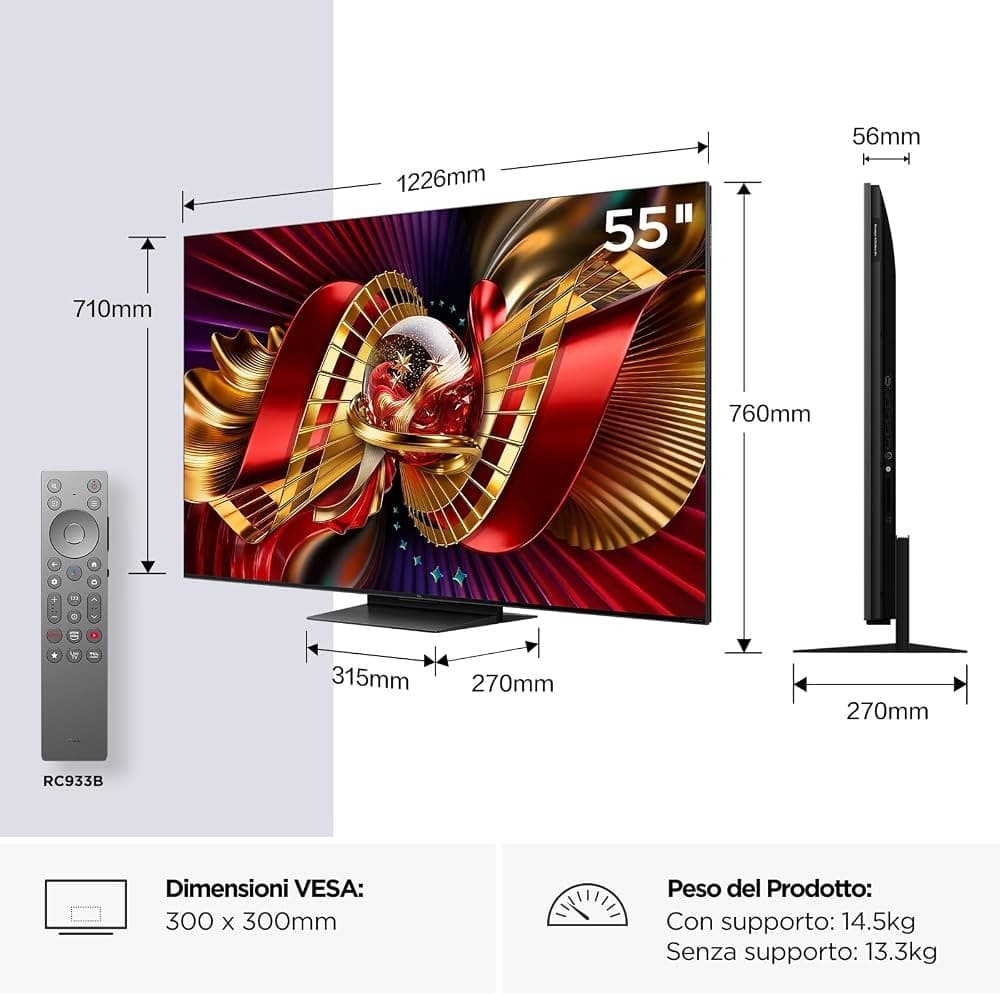 TV TCL 55C8L, 55" – Euronics